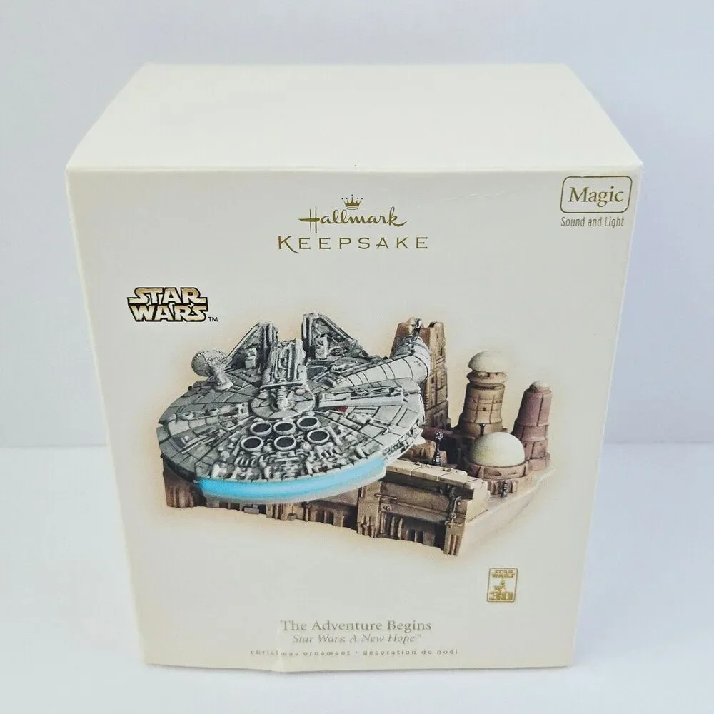 Star Wars Hallmark Keepsake Ornament Millennium Falcon The Adventure Begins
